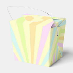 Sweet Pastels Spinning Wheel Burst Favor Box