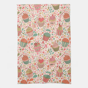 Sweet pattern kitchen towel
