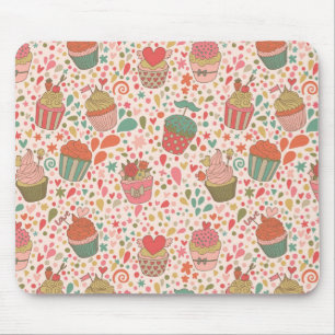 Sweet pattern mouse pad
