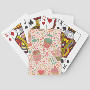 Sweet pattern playing cards