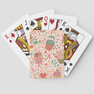 Sweet pattern playing cards