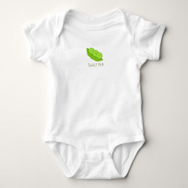 Sweet Pea Baby Bodysuit (Front)