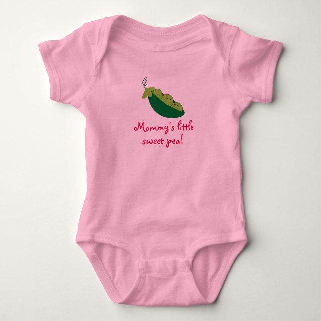 Sweet Pea Baby Bodysuit (Front)