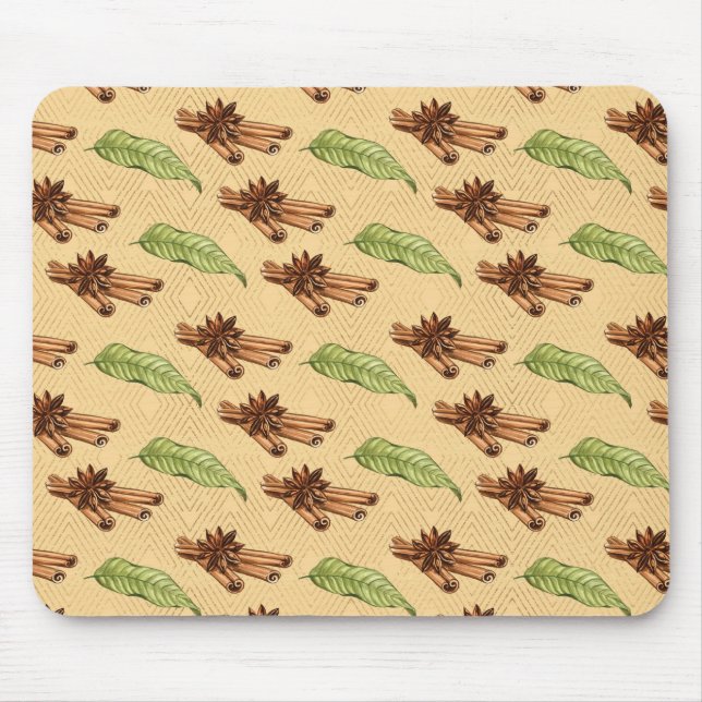 Sweet Pea Flower Mouse Pad (Front)