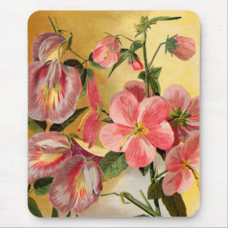 Sweet Pea Flowers Mouse Pad