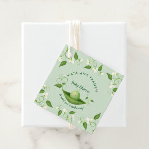 Sweet Pea in a Pod Baby Shower Favour Tags