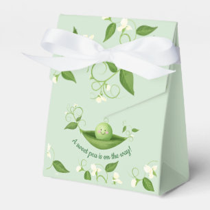 Sweet Pea is on the Way Baby Shower Favor Box