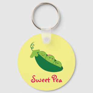 Sweet Pea Keychain
