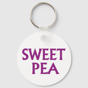 Sweet Pea Keychain