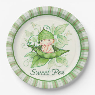 Sweet Pea  Paper Plate