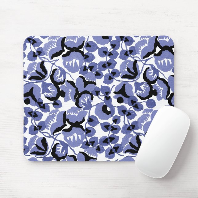 Sweet Pea (Periwinkle) Fine Art Mouse Pad (With Mouse)