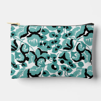 Sweet Pea (Teal) Fine Art Accessory Pouch