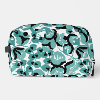 Sweet Pea (Teal) Fine Art Dopp Kit