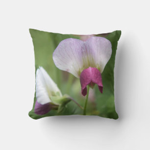 Sweet Pea Throw Pillow