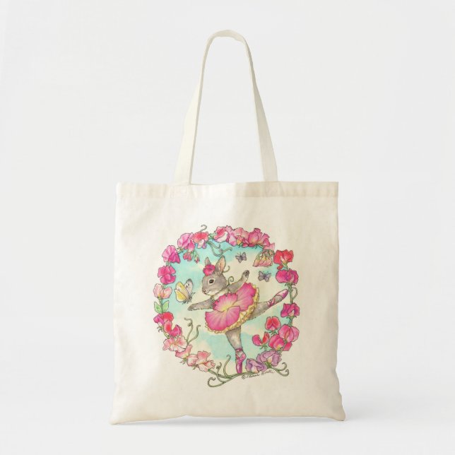 Sweet Pea Tote Bag (Front)