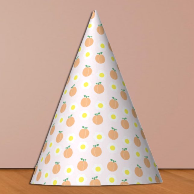Sweet Peach 1st Birthday Party Hat (Creator Uploaded)