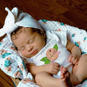 Sweet Peach Baby Bodysuit