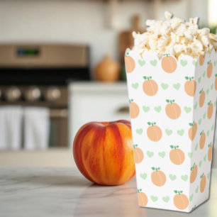 Sweet Peach Elegant Baby Shower Favor Box