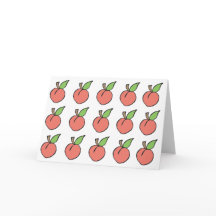 Sweet Peach Greeting Card