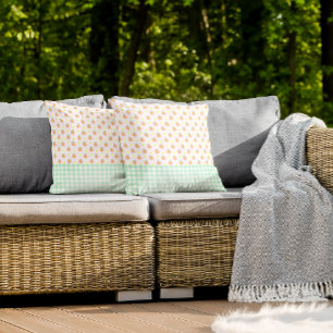 Sweet Peach Throw Pillow