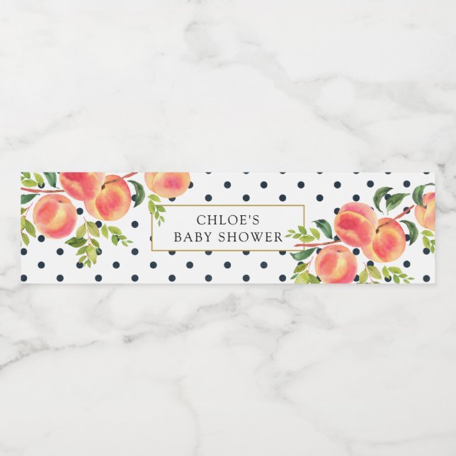 Sweet Peach Water Label (Single Label)