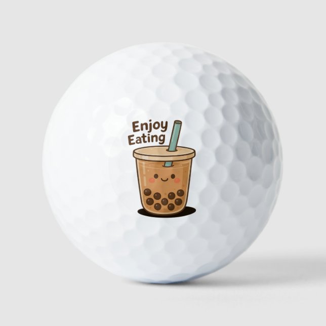 Sweet Pearl Charm Golf Balls (Front)