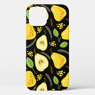 Sweet Pears: Overlapping Fruit Design iPhone 12 Case