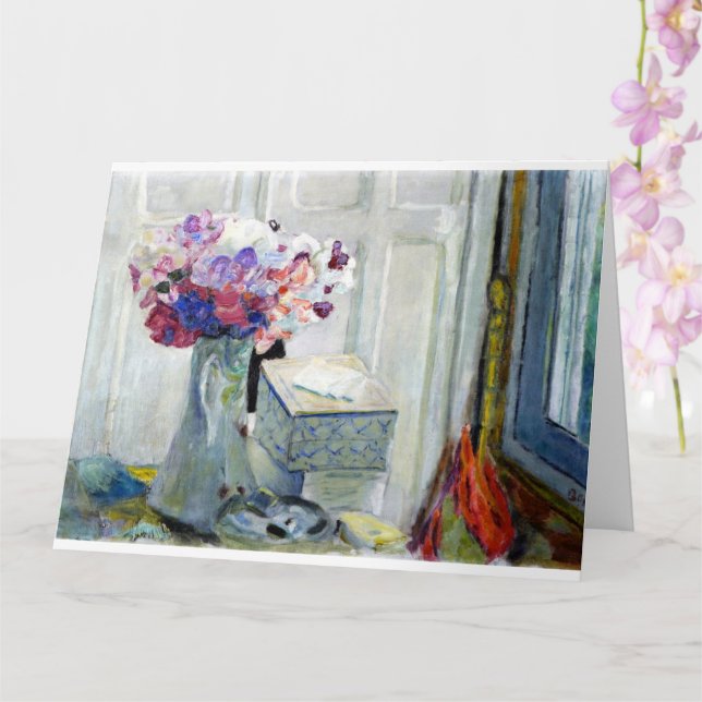 Sweet Peas , Bonnard Card (Orchid)