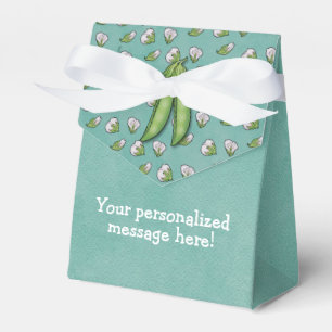 Sweet Peas Garden Themed Baby Shower Favor Box