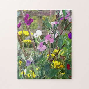 SWEET PEAS JIGSAW PUZZLE