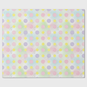 Sweet peas on a pastel background by Natasha Us Wrapping Paper