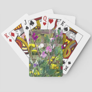 SWEET PEAS PLAYING CARDS