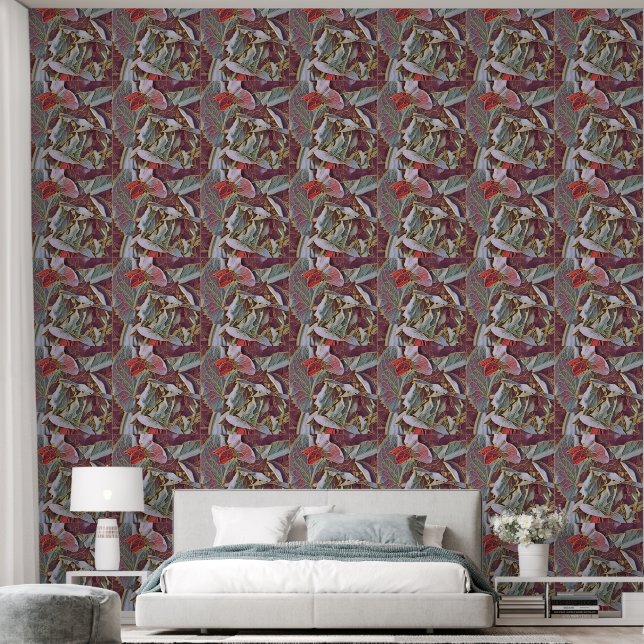SWEET PEAS  WALLPAPER (Bedroom)
