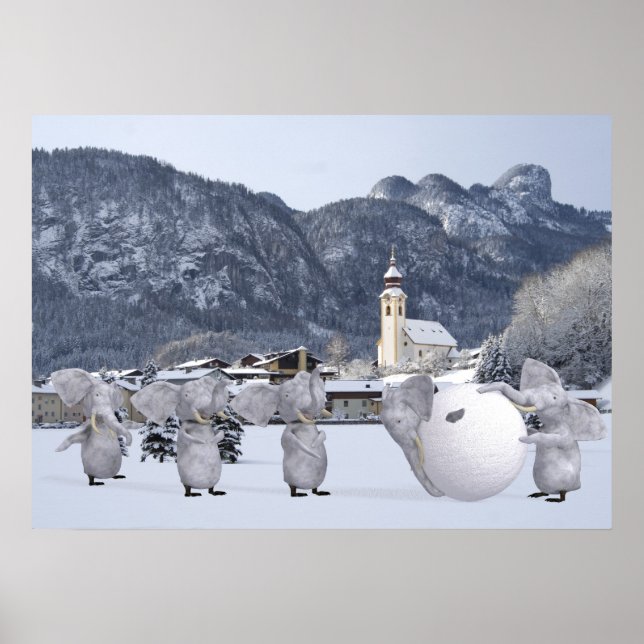 Sweet Pengphants Poster (Front)