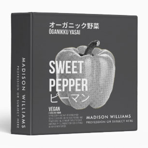 Sweet Pepper Art Binder Japanese Vegan Organic