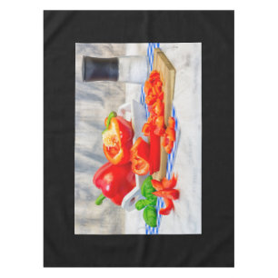 Sweet pepper still life tablecloth