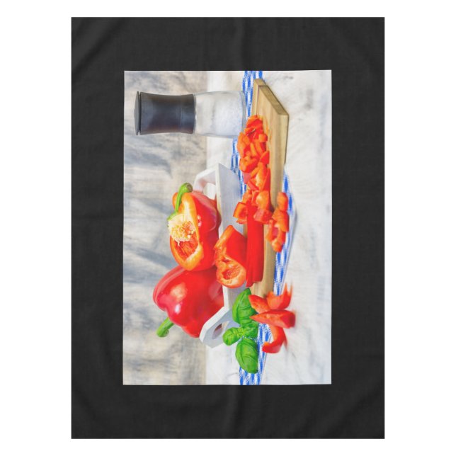 Sweet pepper still life tablecloth (Front)