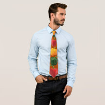 Sweet Peppers Garden Vegetables Tie