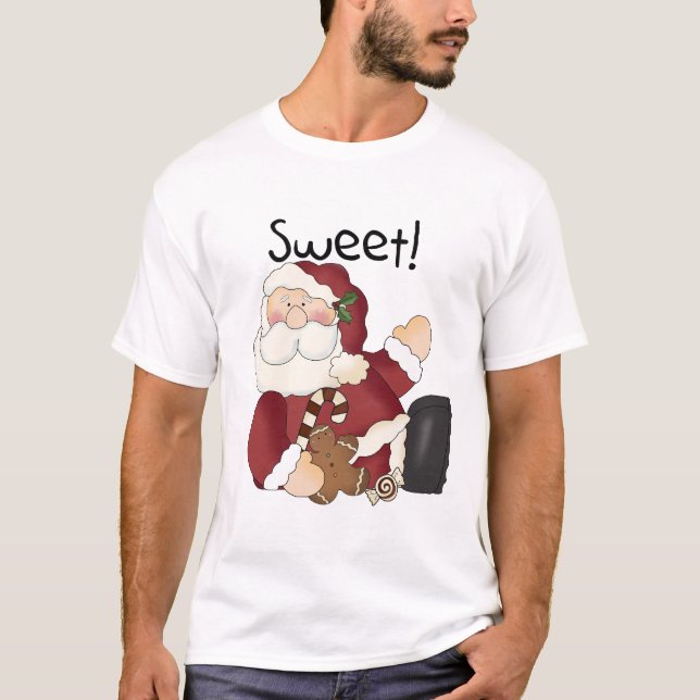 Sweet Père Noël Tshirts et cadeaux de vacances (Devant)