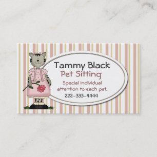 Sweet Pet Sitting Business Card