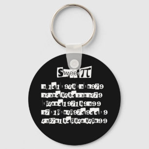 Sweet Pi Keychain
