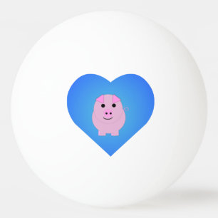 Sweet Piggy Love Ping Pong Ball