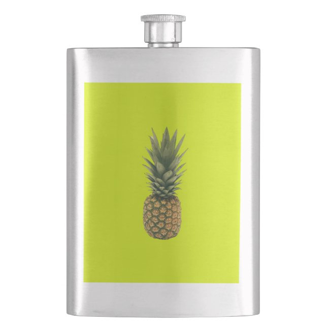 Sweet Pineapple Hip Flask (Front)