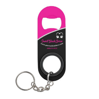Sweet Pink Bean Promotional Business Keychain Keychain Bottle Opener