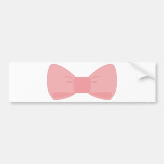 Sweet pink bow Bumper Sticker