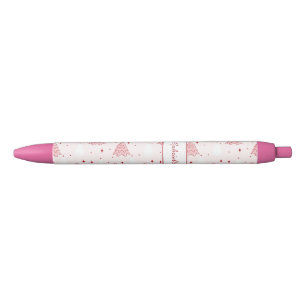 Sweet Pink Christmas Tree Pen