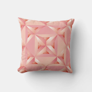 Sweet Pink Creamy Lattice over Strawberry Filling Throw Pillow