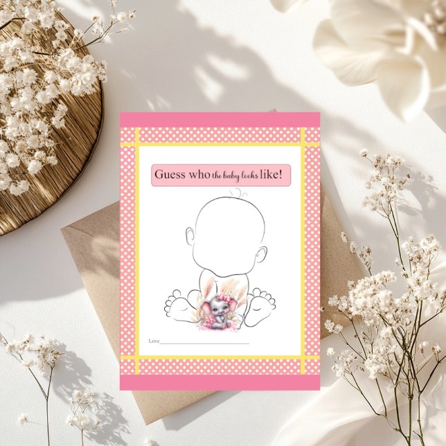 Sweet Pink Elephant - Who will Baby Look Like Game (Creator Uploaded)