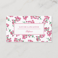 Sweet Pink Flowers Floral Pattern