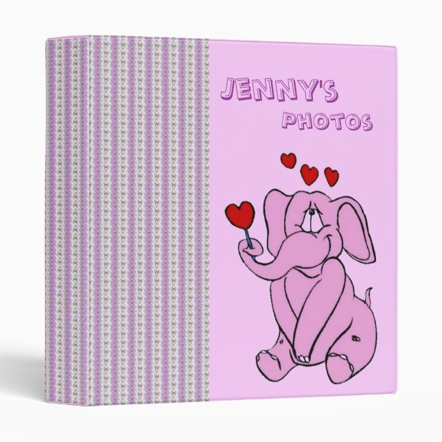 Sweet Pinky Kids Binder (Front/Spine)